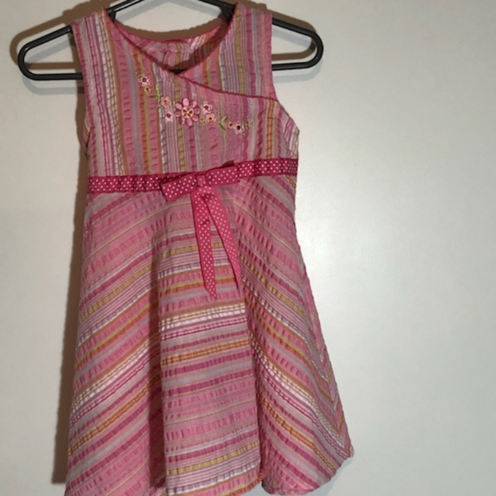 Youngland seersucker striped dress